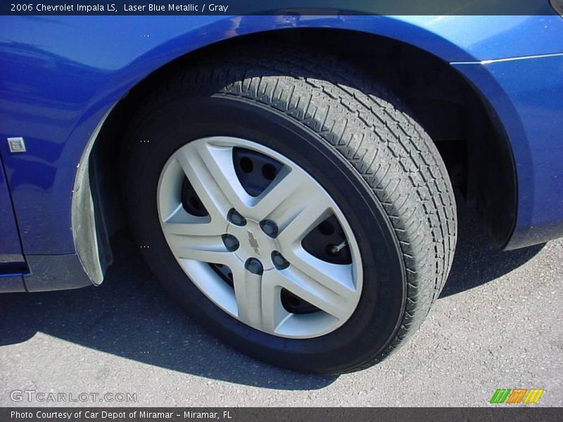 Laser Blue Metallic / Gray 2006 Chevrolet Impala LS