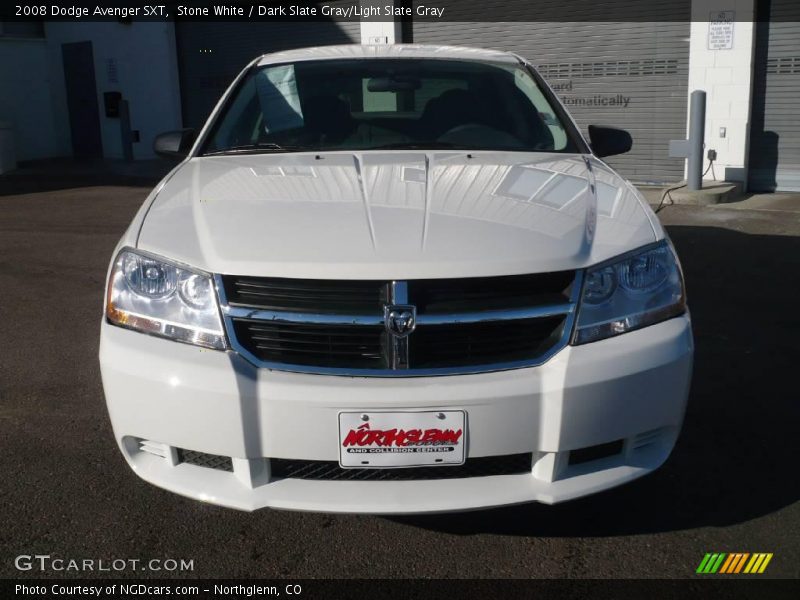 Stone White / Dark Slate Gray/Light Slate Gray 2008 Dodge Avenger SXT