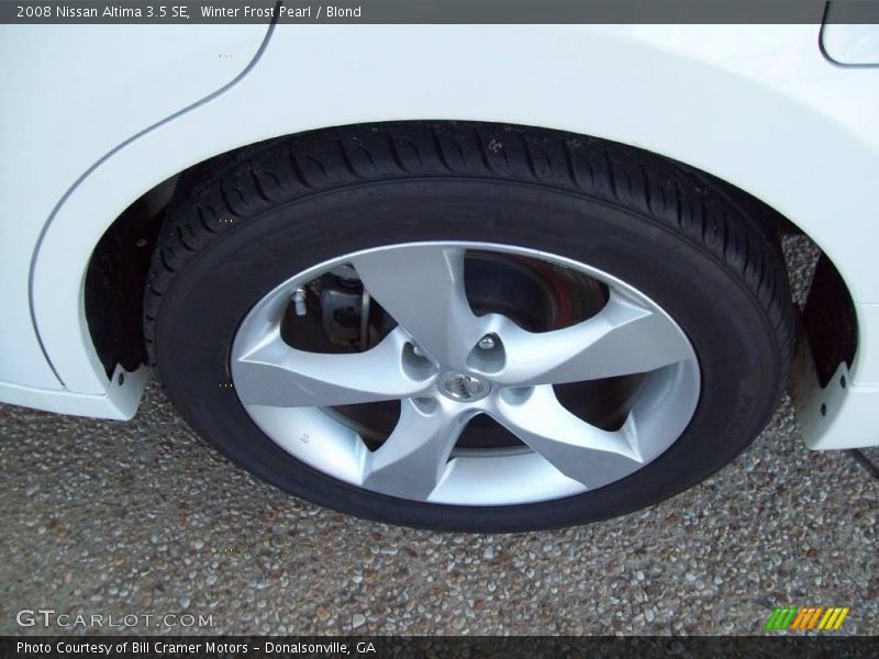 Winter Frost Pearl / Blond 2008 Nissan Altima 3.5 SE