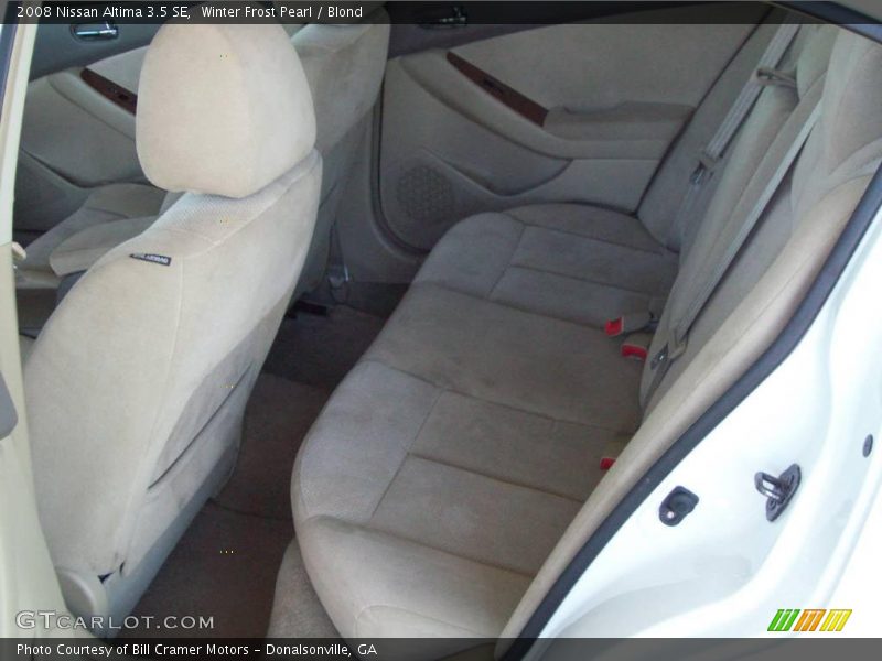 Winter Frost Pearl / Blond 2008 Nissan Altima 3.5 SE