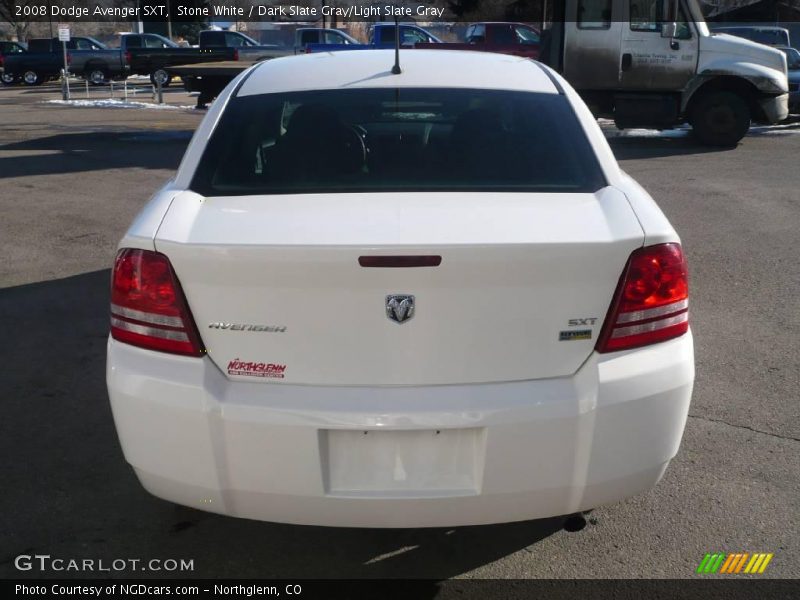 Stone White / Dark Slate Gray/Light Slate Gray 2008 Dodge Avenger SXT