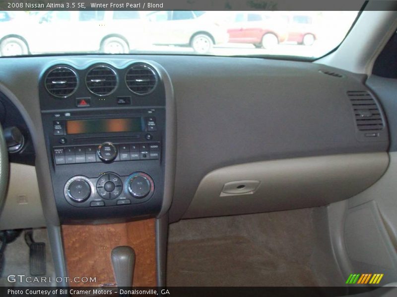 Winter Frost Pearl / Blond 2008 Nissan Altima 3.5 SE