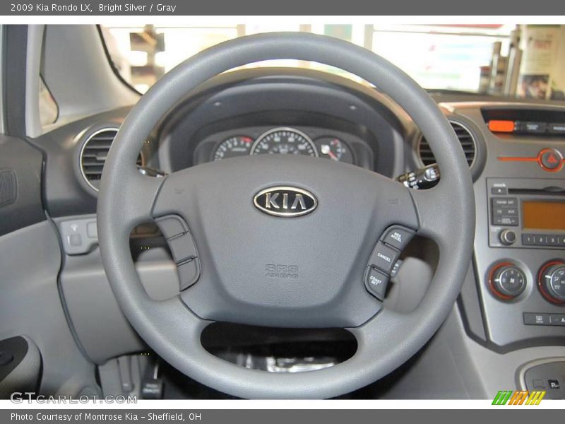 Bright Silver / Gray 2009 Kia Rondo LX