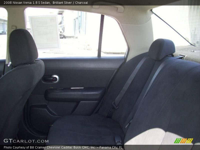 Brilliant Silver / Charcoal 2008 Nissan Versa 1.8 S Sedan