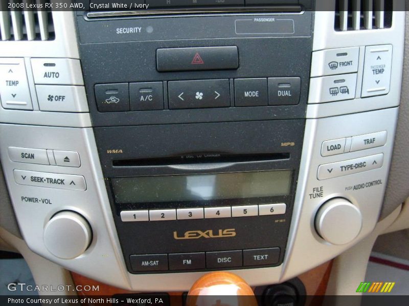 Crystal White / Ivory 2008 Lexus RX 350 AWD