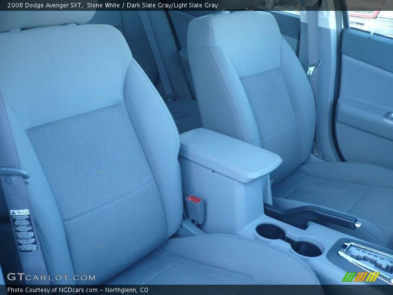 Stone White / Dark Slate Gray/Light Slate Gray 2008 Dodge Avenger SXT