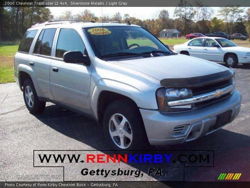 Silverstone Metallic / Light Gray 2006 Chevrolet TrailBlazer LS 4x4