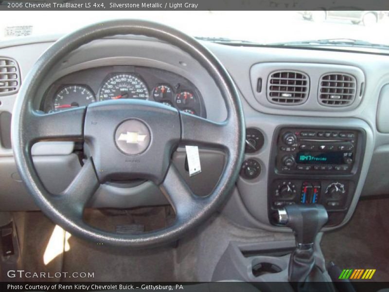 Silverstone Metallic / Light Gray 2006 Chevrolet TrailBlazer LS 4x4