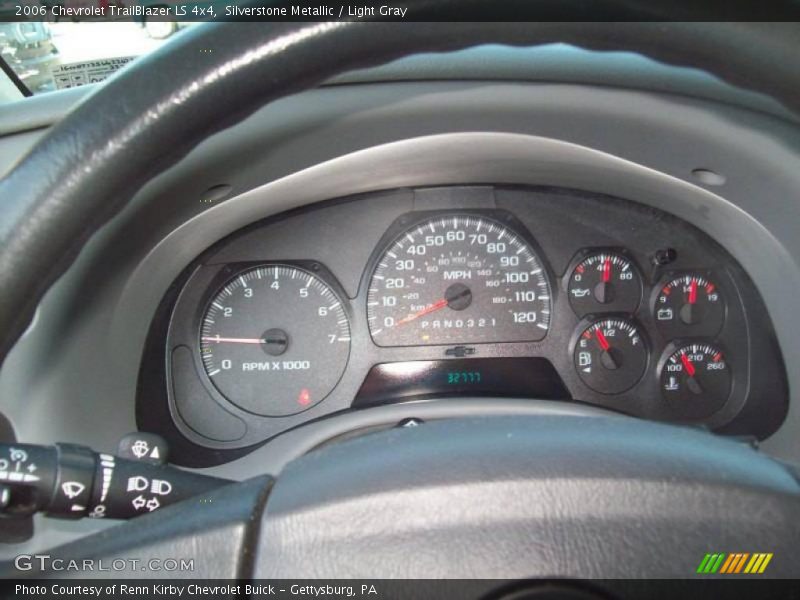 Silverstone Metallic / Light Gray 2006 Chevrolet TrailBlazer LS 4x4