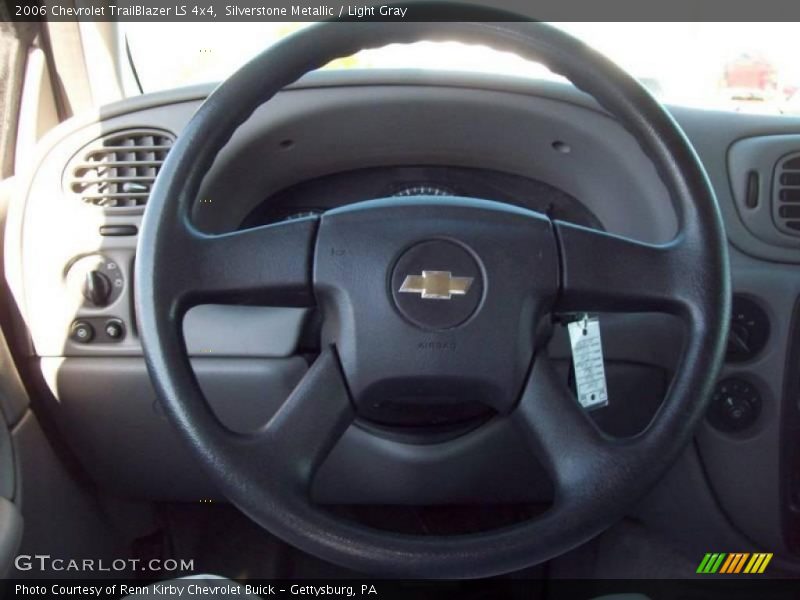 Silverstone Metallic / Light Gray 2006 Chevrolet TrailBlazer LS 4x4
