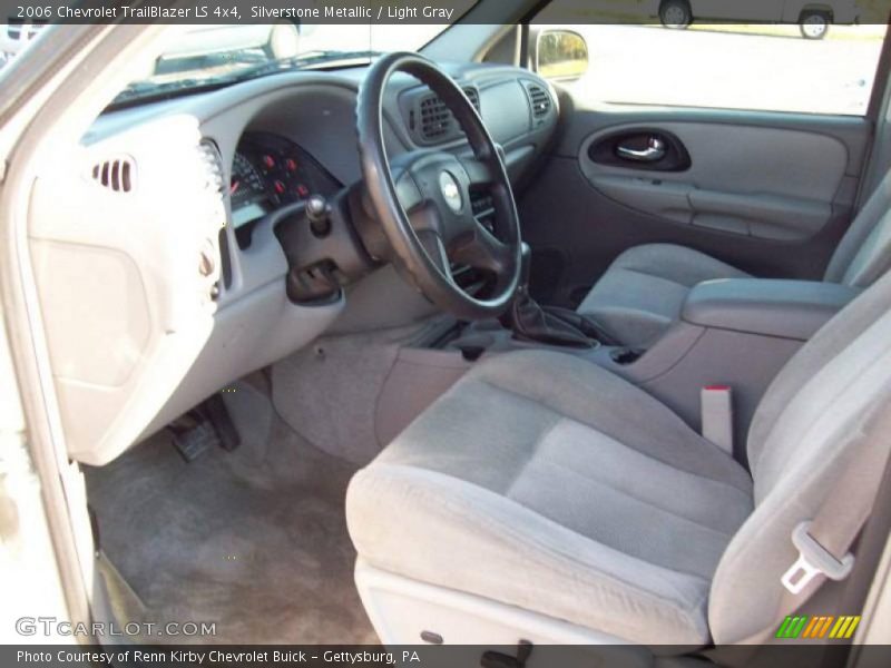 Silverstone Metallic / Light Gray 2006 Chevrolet TrailBlazer LS 4x4