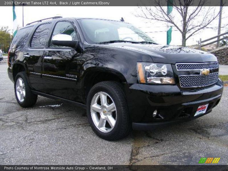 Black / Light Cashmere/Ebony 2007 Chevrolet Tahoe LTZ 4x4