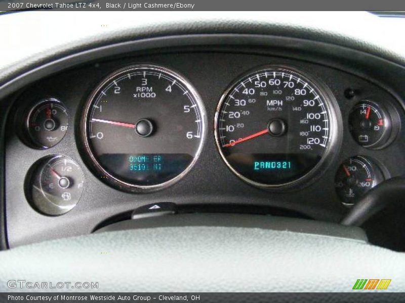 Black / Light Cashmere/Ebony 2007 Chevrolet Tahoe LTZ 4x4