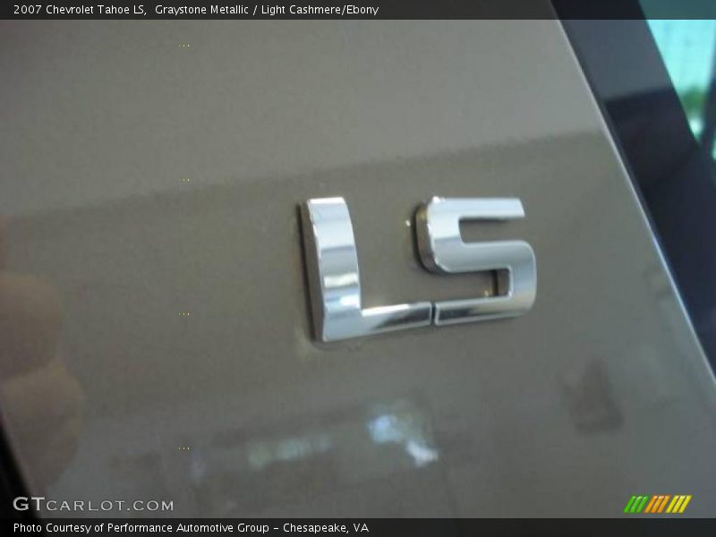Graystone Metallic / Light Cashmere/Ebony 2007 Chevrolet Tahoe LS