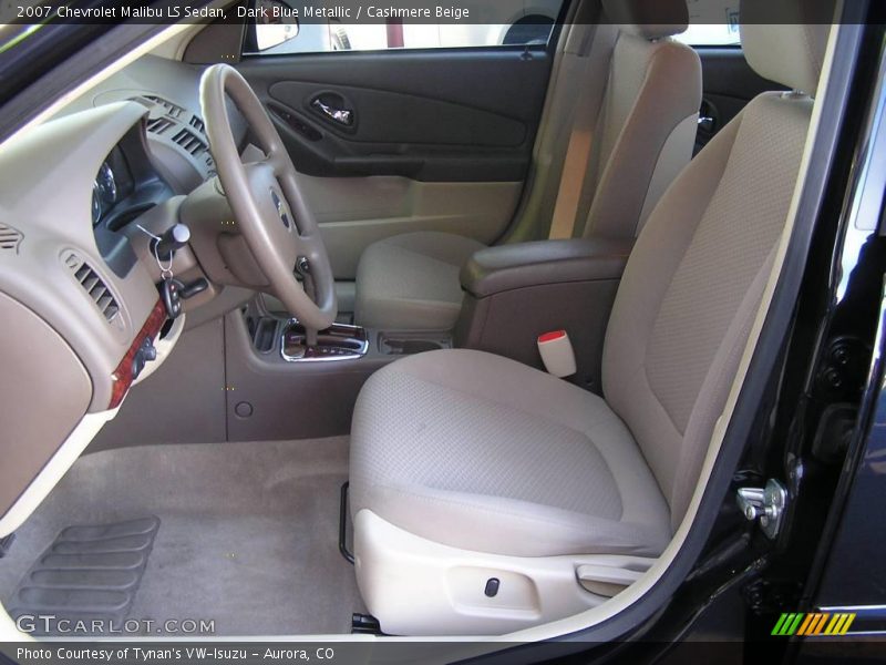 Dark Blue Metallic / Cashmere Beige 2007 Chevrolet Malibu LS Sedan