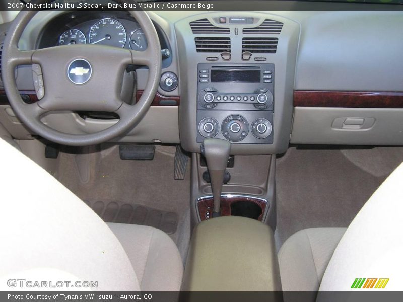 Dark Blue Metallic / Cashmere Beige 2007 Chevrolet Malibu LS Sedan