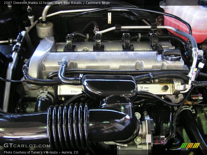 Dark Blue Metallic / Cashmere Beige 2007 Chevrolet Malibu LS Sedan