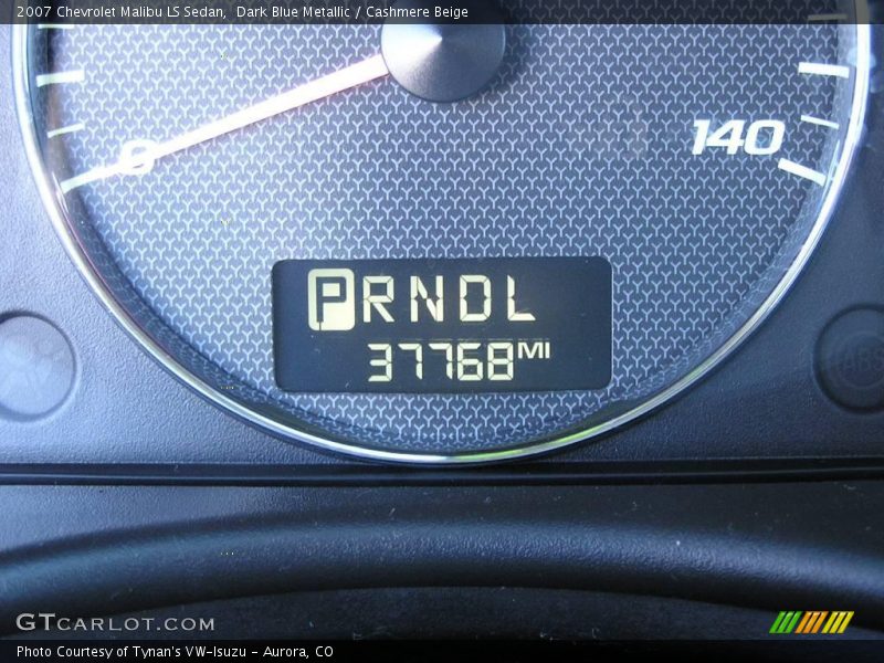 Dark Blue Metallic / Cashmere Beige 2007 Chevrolet Malibu LS Sedan