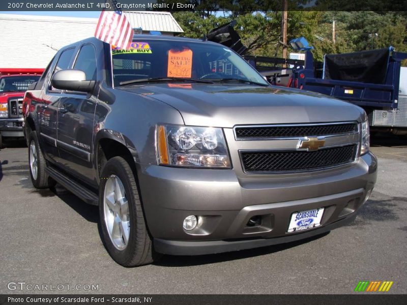 Graystone Metallic / Ebony 2007 Chevrolet Avalanche LT 4WD