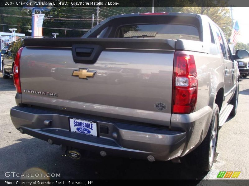 Graystone Metallic / Ebony 2007 Chevrolet Avalanche LT 4WD