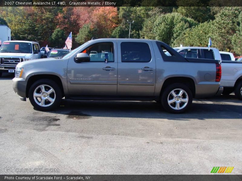 Graystone Metallic / Ebony 2007 Chevrolet Avalanche LT 4WD