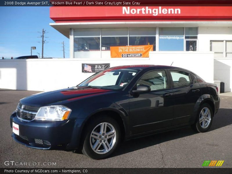 Modern Blue Pearl / Dark Slate Gray/Light Slate Gray 2008 Dodge Avenger SXT