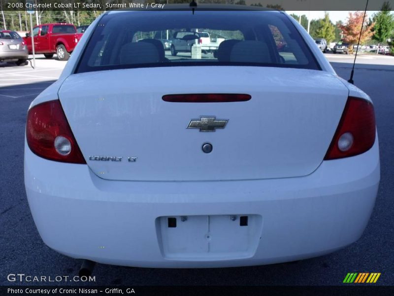 Summit White / Gray 2008 Chevrolet Cobalt LT Sedan