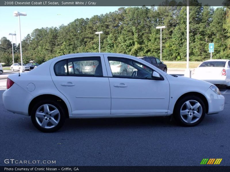 Summit White / Gray 2008 Chevrolet Cobalt LT Sedan