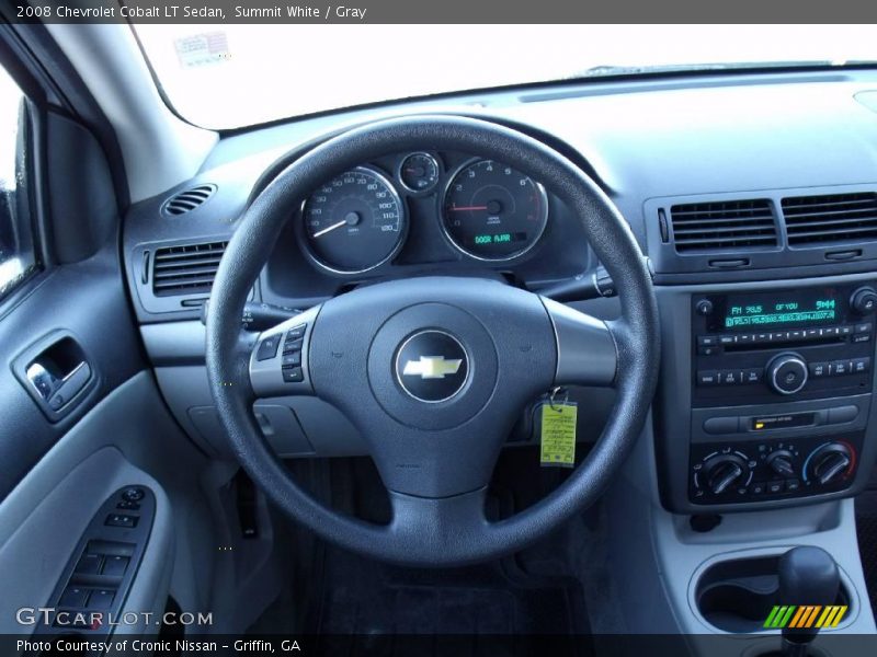 Summit White / Gray 2008 Chevrolet Cobalt LT Sedan