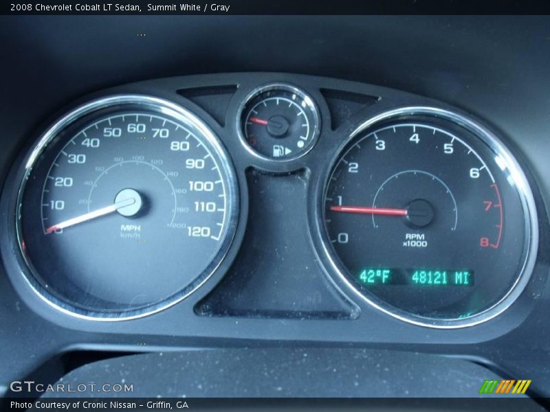 Summit White / Gray 2008 Chevrolet Cobalt LT Sedan
