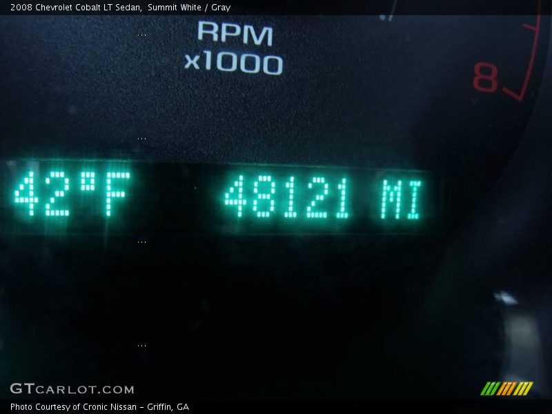 Summit White / Gray 2008 Chevrolet Cobalt LT Sedan
