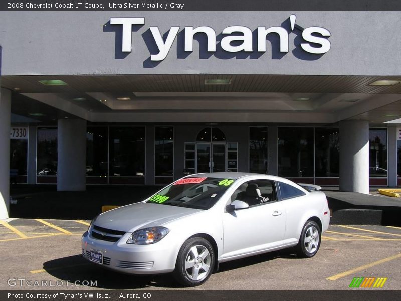 Ultra Silver Metallic / Gray 2008 Chevrolet Cobalt LT Coupe