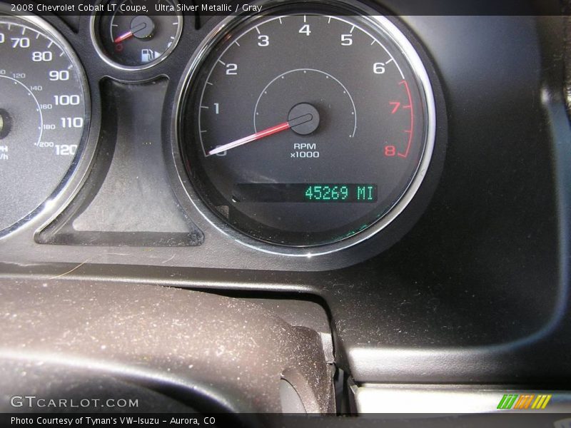 Ultra Silver Metallic / Gray 2008 Chevrolet Cobalt LT Coupe