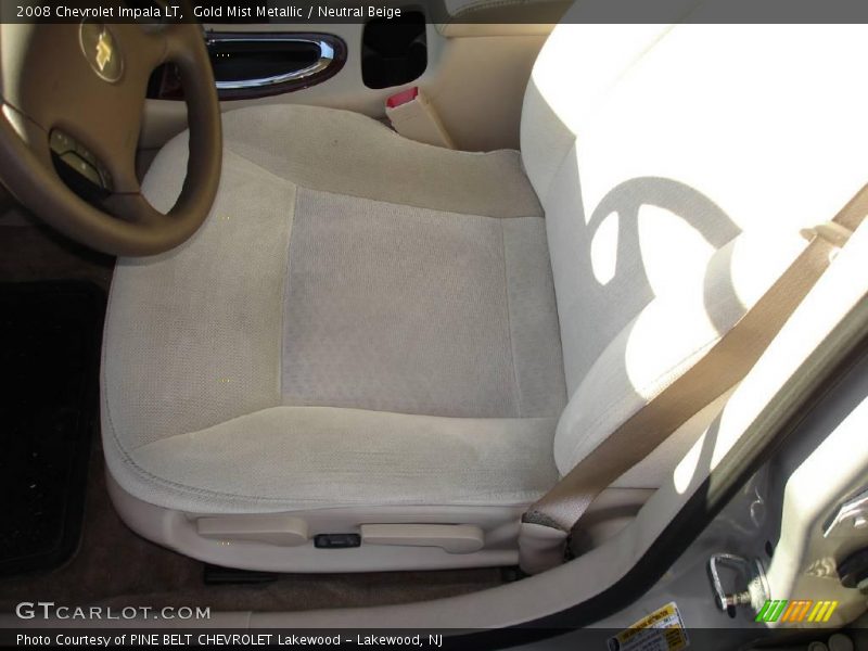 Gold Mist Metallic / Neutral Beige 2008 Chevrolet Impala LT