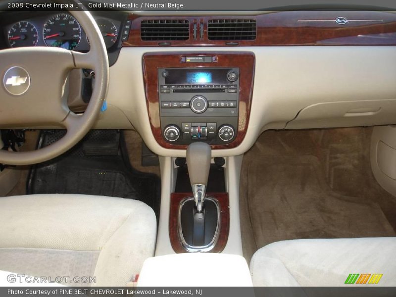 Gold Mist Metallic / Neutral Beige 2008 Chevrolet Impala LT