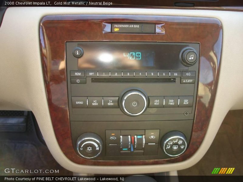 Gold Mist Metallic / Neutral Beige 2008 Chevrolet Impala LT