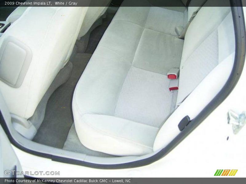 White / Gray 2009 Chevrolet Impala LT