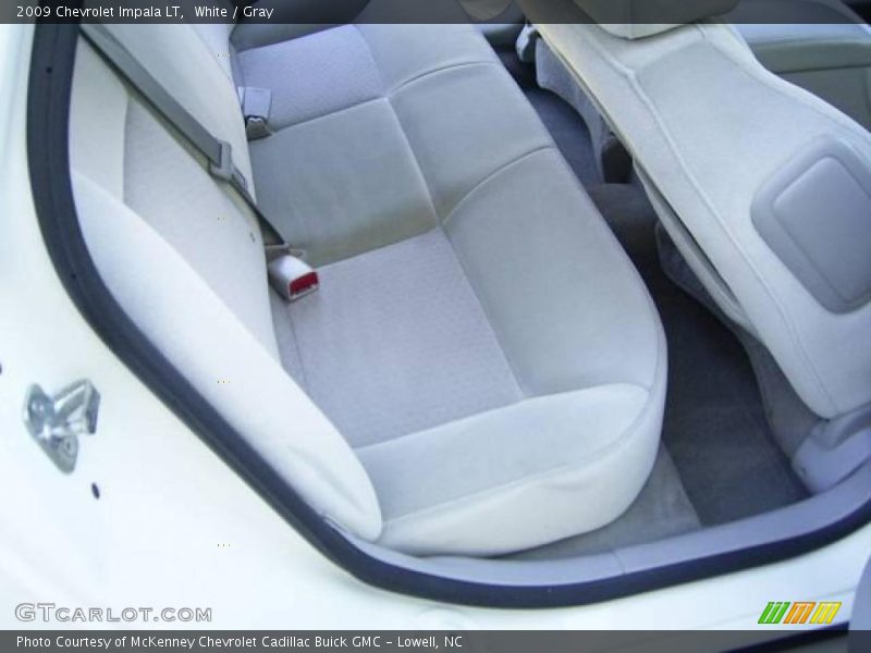 White / Gray 2009 Chevrolet Impala LT