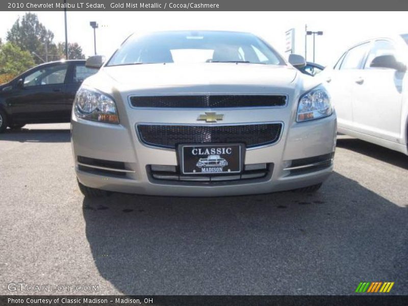 Gold Mist Metallic / Cocoa/Cashmere 2010 Chevrolet Malibu LT Sedan