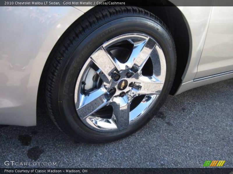 Gold Mist Metallic / Cocoa/Cashmere 2010 Chevrolet Malibu LT Sedan