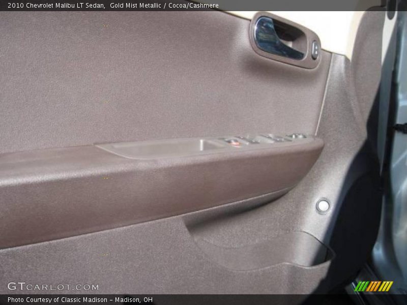 Gold Mist Metallic / Cocoa/Cashmere 2010 Chevrolet Malibu LT Sedan