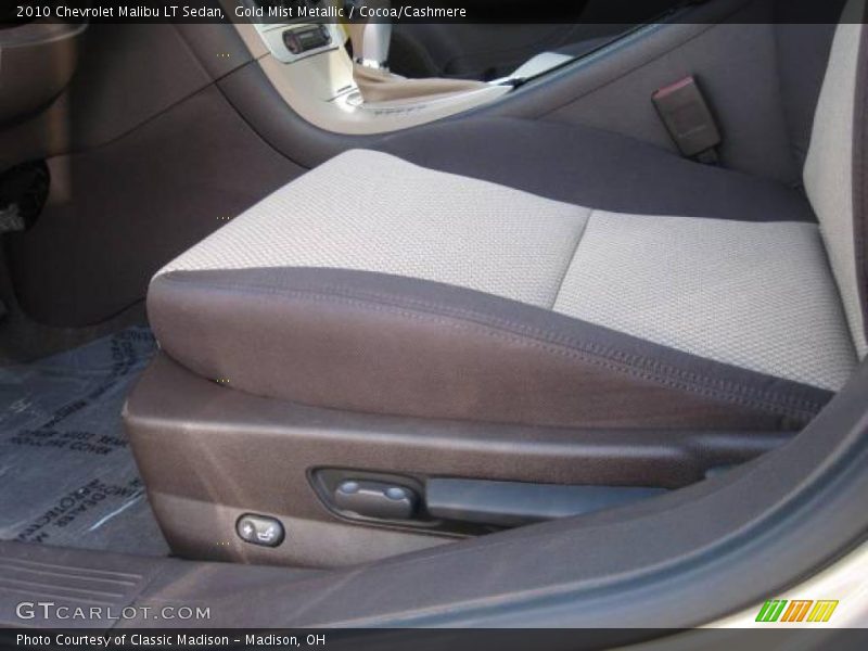 Gold Mist Metallic / Cocoa/Cashmere 2010 Chevrolet Malibu LT Sedan