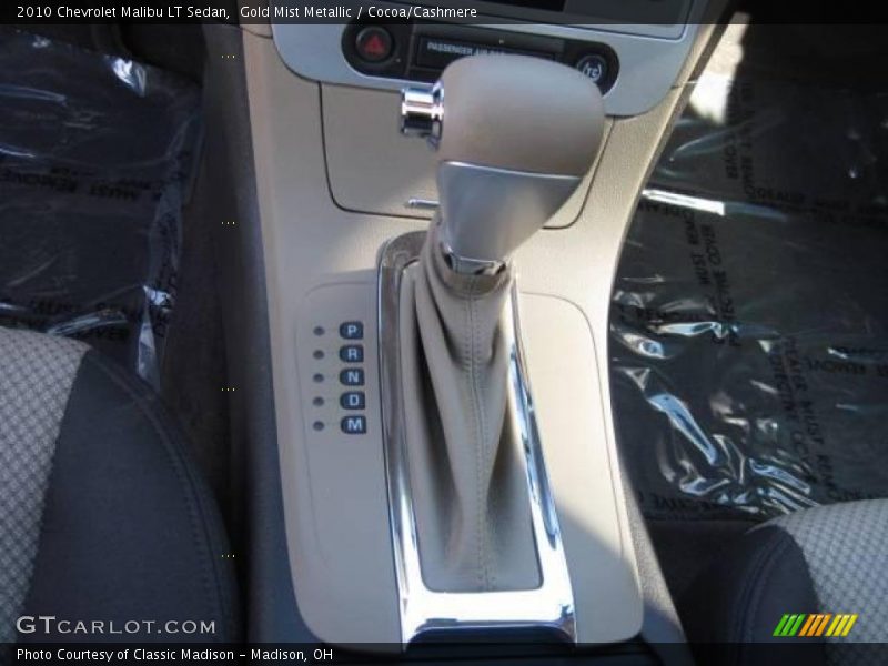 Gold Mist Metallic / Cocoa/Cashmere 2010 Chevrolet Malibu LT Sedan