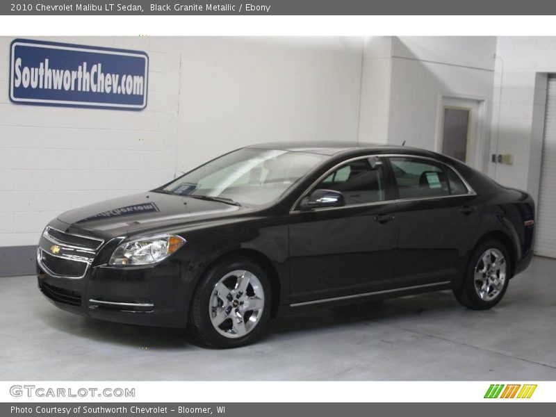 Black Granite Metallic / Ebony 2010 Chevrolet Malibu LT Sedan