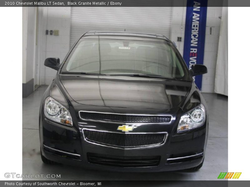 Black Granite Metallic / Ebony 2010 Chevrolet Malibu LT Sedan