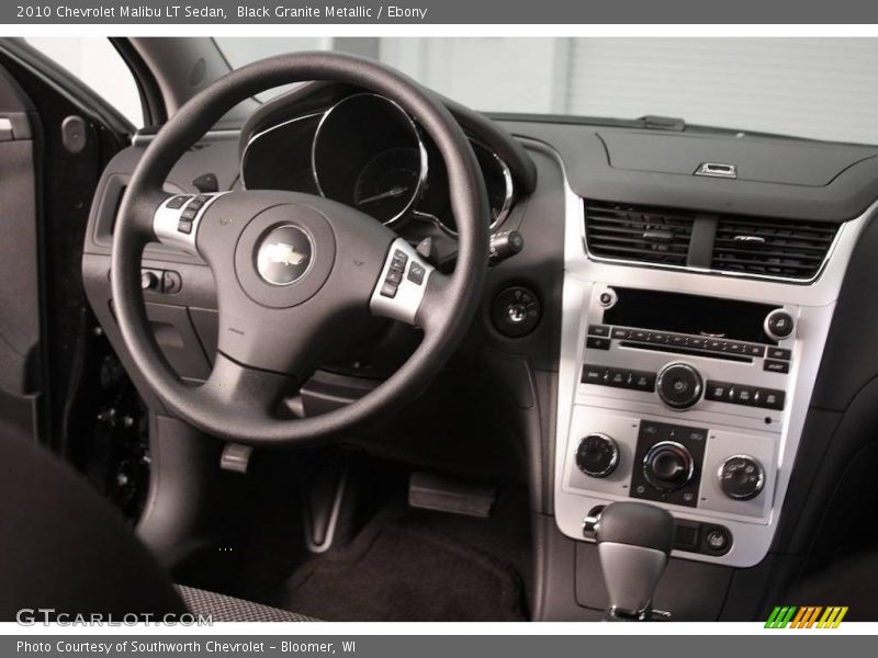 Black Granite Metallic / Ebony 2010 Chevrolet Malibu LT Sedan