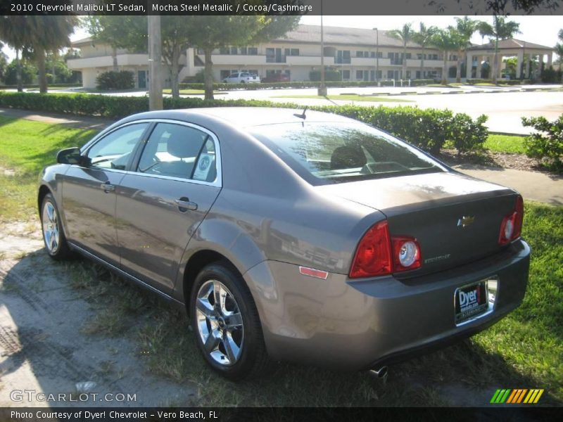 Mocha Steel Metallic / Cocoa/Cashmere 2010 Chevrolet Malibu LT Sedan