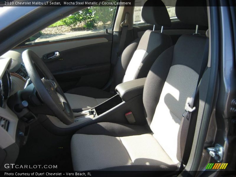Mocha Steel Metallic / Cocoa/Cashmere 2010 Chevrolet Malibu LT Sedan