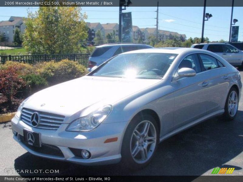 Iridium Silver Metallic / Black 2006 Mercedes-Benz CLS 500