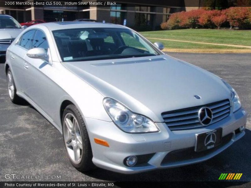 Iridium Silver Metallic / Black 2006 Mercedes-Benz CLS 500